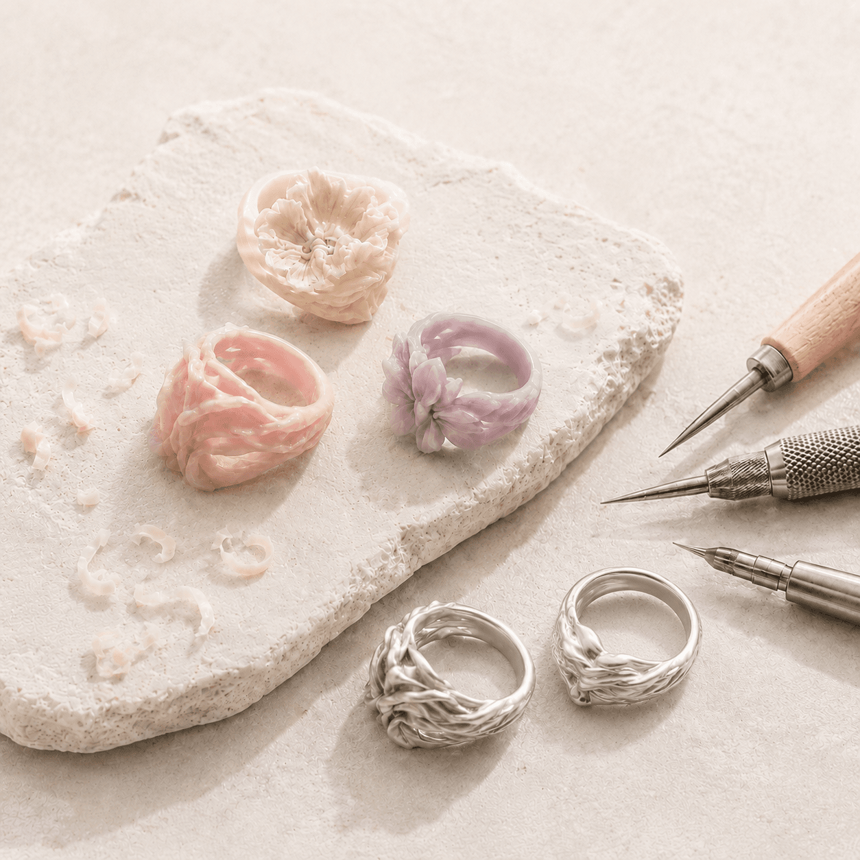 Wax Carving Ring